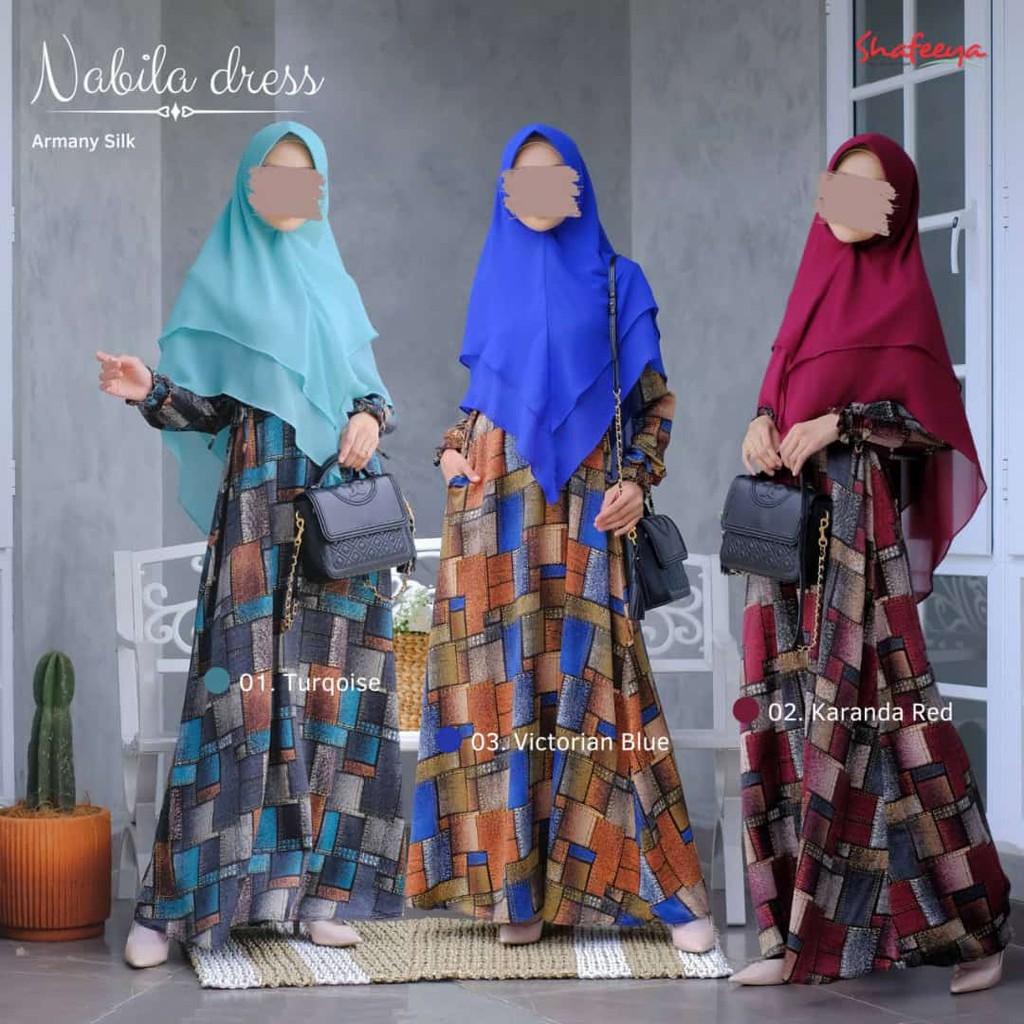 Nabila Dress by Shafeeya / Gamis Shafeeya