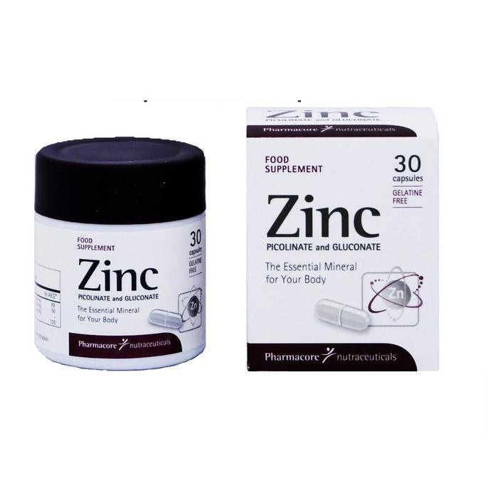 ZINC PHARMACORE SUPLEMEN MAKANAN - 30 KAPSUL -BPOM