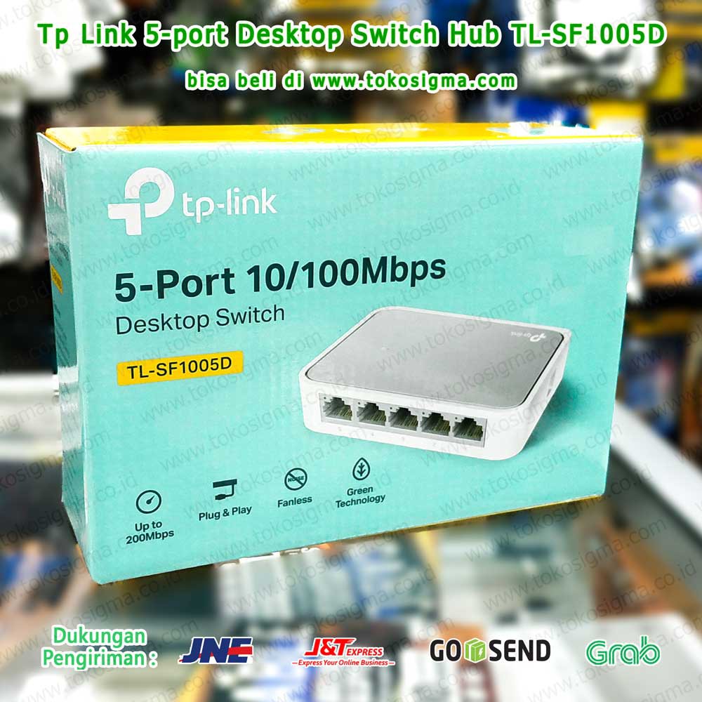 TP-Link 5-Port 10/100Mbps Desktop Switch HUB LAN TL-SF1005D