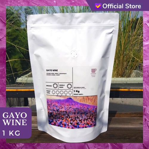 

SUTOYO COFFEE – Kopi Arabika Aceh Gayo Natural Wine Process 1 Kilogram (kg) | Single Origin | Sutoyo Coffee | Roast Beans