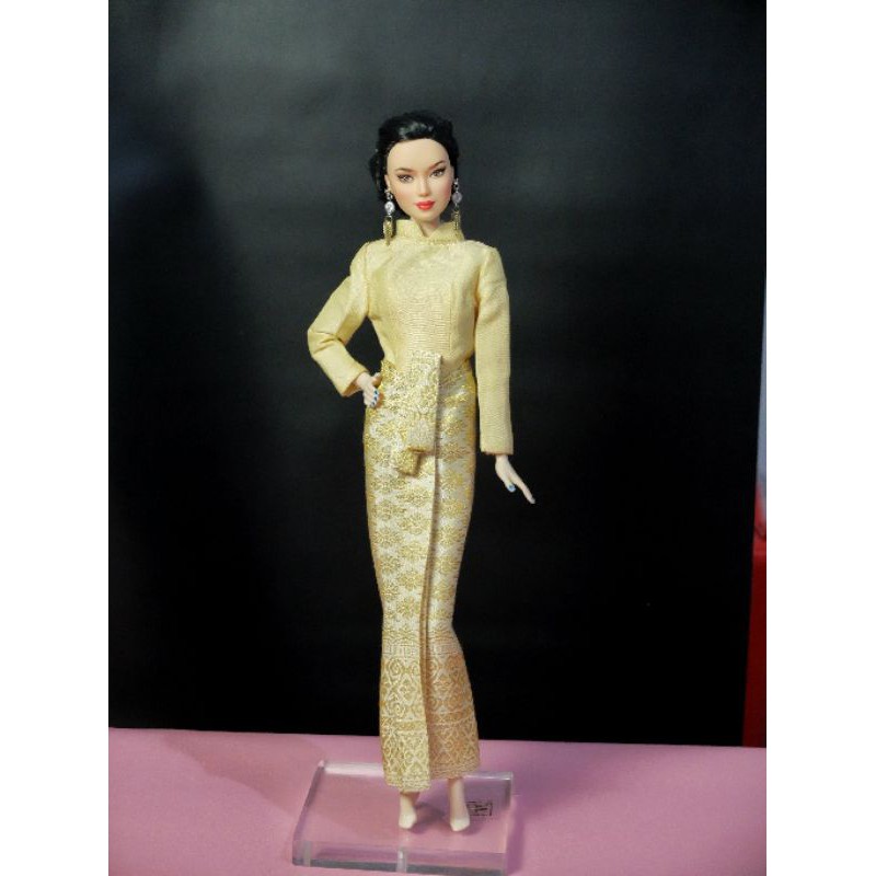 kostum baju tradisional Thailand boneka Barbie fashion royalty National costume