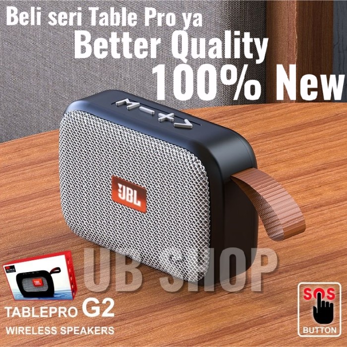 SPEAKER BLUETOOTH JBL G2 TABLEPRO ori /original super bass /Portable/bass/karaoke/mini