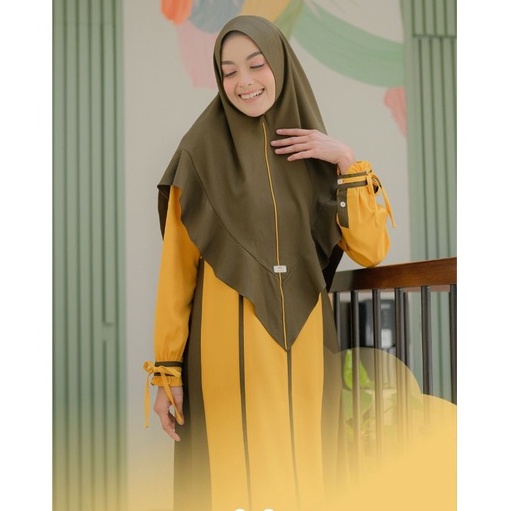 SET GAMIS SESKY SYARI ORIGINAL BY MYZTA OFFICIAL INAYA COLLECTION DRESS BAJU BUSANA MUSLIM WANITA BU