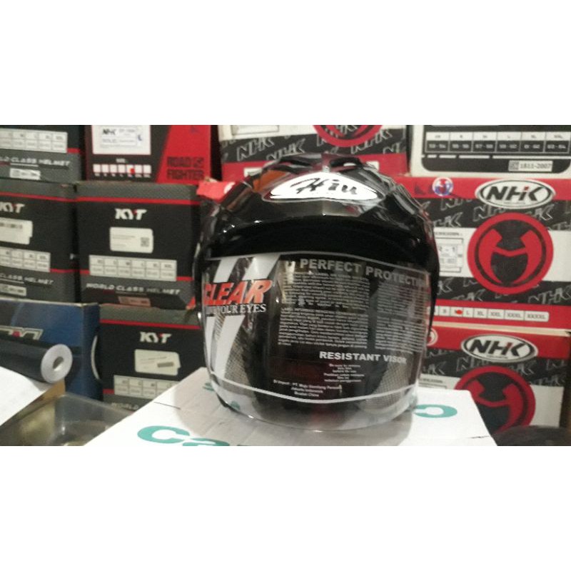 kaca helm hiu double visor kaca helm hiu arrow