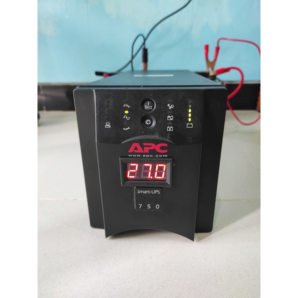 UPS Modif APC SUA 750i 750VA 24V Modifikasi aki External &amp; Cooling fan