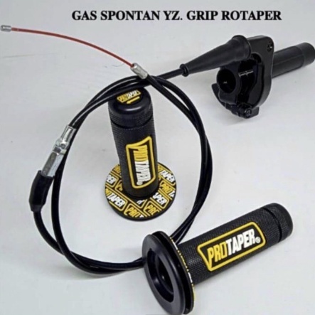 gas spontan yz plus handgrip protaper donat kuning