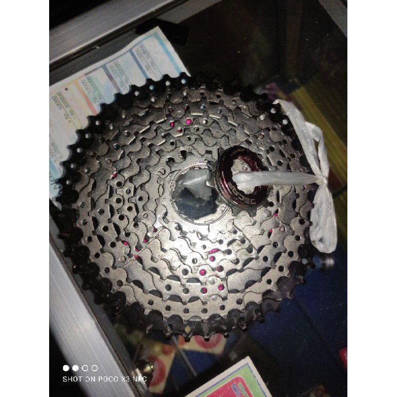 Sproket 9 speed 11-46T merk Decaf bukan Shimano