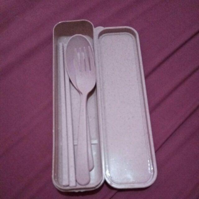 3 Sendok Set/sendok Makan/sendok Sumpit Garpu/sendok Set Travelling