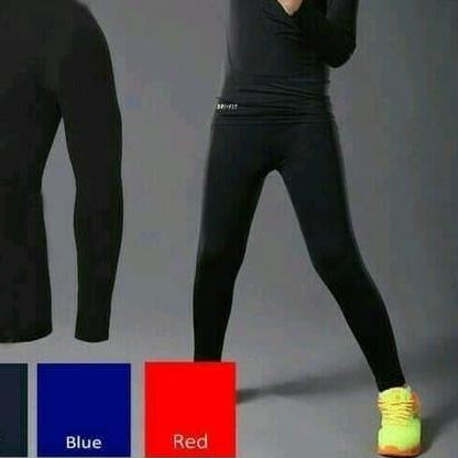 Baju Manset Anak Laki Laki Lengan Panjang 8-15 tahun Baselayer Murah Polos Hitam Buat Olahraga Lari