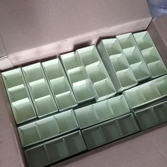 Kotak Coklat - Kotak Nastar Sekat 3