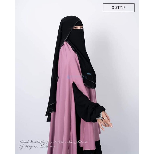 Niqab Butterfly Hijrah Alsyahra Exclusive Edition