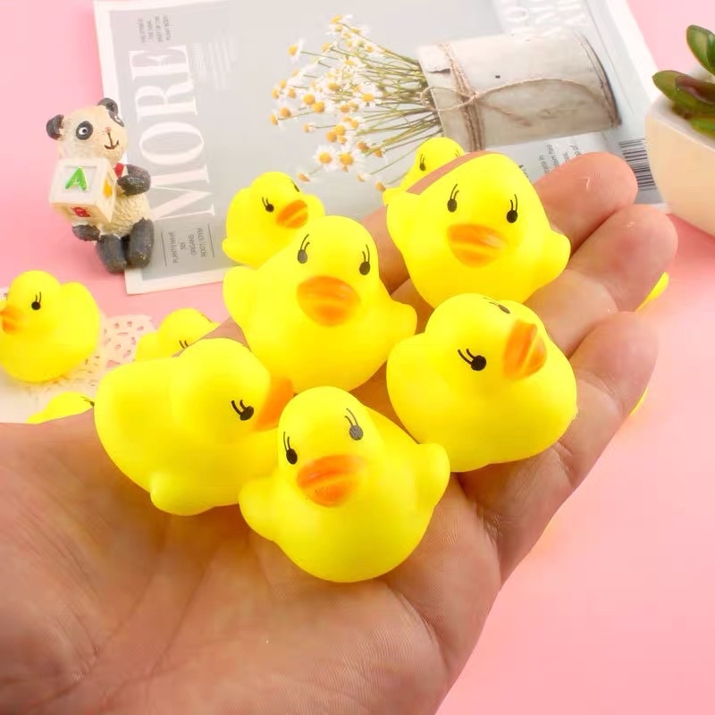 MAINAN BEBEK MINI KUNING LUCU 1 PACK ISI 6pcs /B801