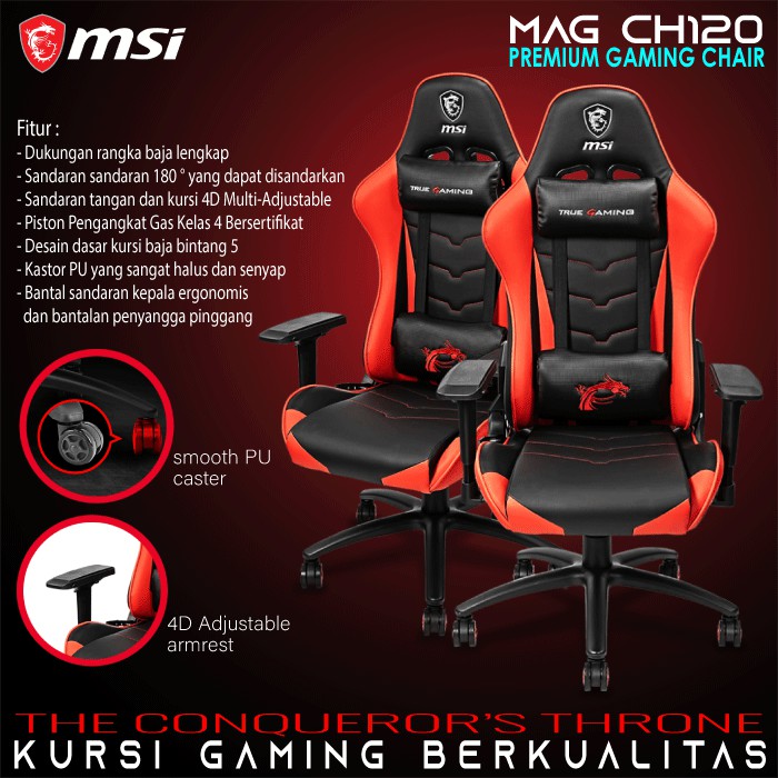 Jual Kursi Gaming Kursi Gamer Youtuber Bangku Gaming Chair Bangku Gamer