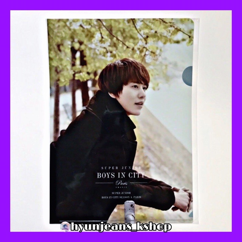 [READY STOCK] SUPER JUNIOR - Official Clearfile : BOYS IN CITY