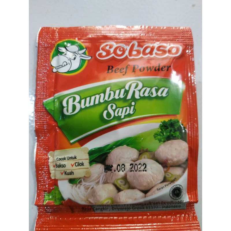 Beef Powder Bumbu Rasa Sapi Sobaso 10 gr