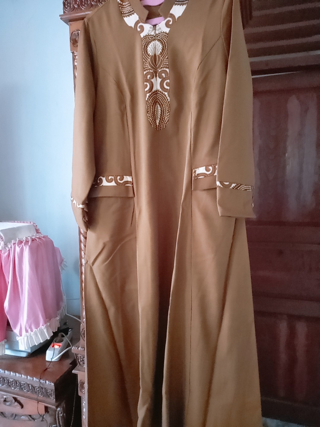 Diskon Murah! Gamis Pemda Pdh Wanita Variasi Batik Dan Free Masker - 8003