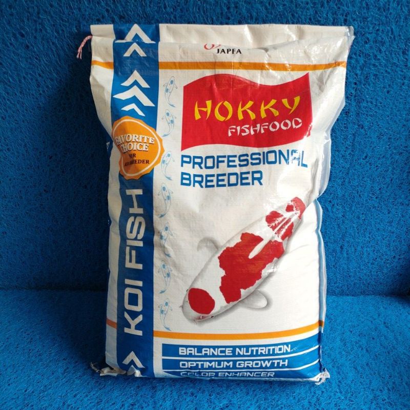 Hokky Profesional Breeder 10 Kg Pakan Pelet Makanan Ikan Koi