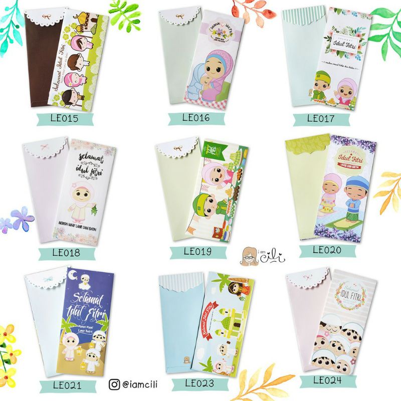 

Amplop lebaran idul fitri ( seri 1-2 ) angpao lebaran cute amplop lebaran kekinian iamcili original produk amplop lebaran surabaya jawa Timur Bali sumatra kalimantan papua angpau murah grosir