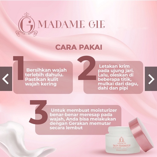 Madame Gie Skin Barrier Moisturizer | Skincare Pelembab 50gr