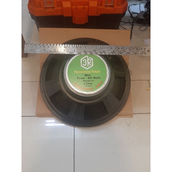 Speaker Component 3R 12 Inch Full range Magnet Besar 600 Watt 8 Ohm