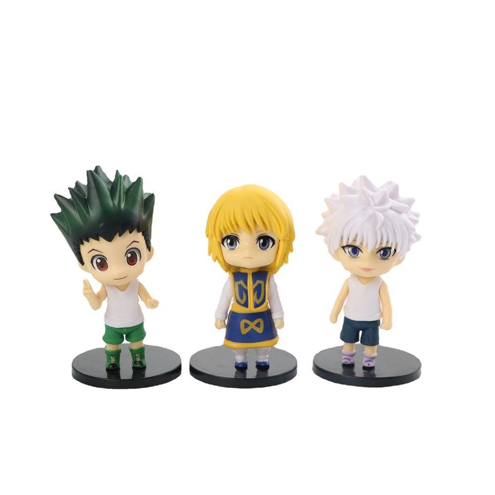 Lanfy Hunter x Hunter Anime Anak Hadiah PVC Kartun Anime Mainan Model Patung Mainan Ornamen Hadiah Gon Freecss