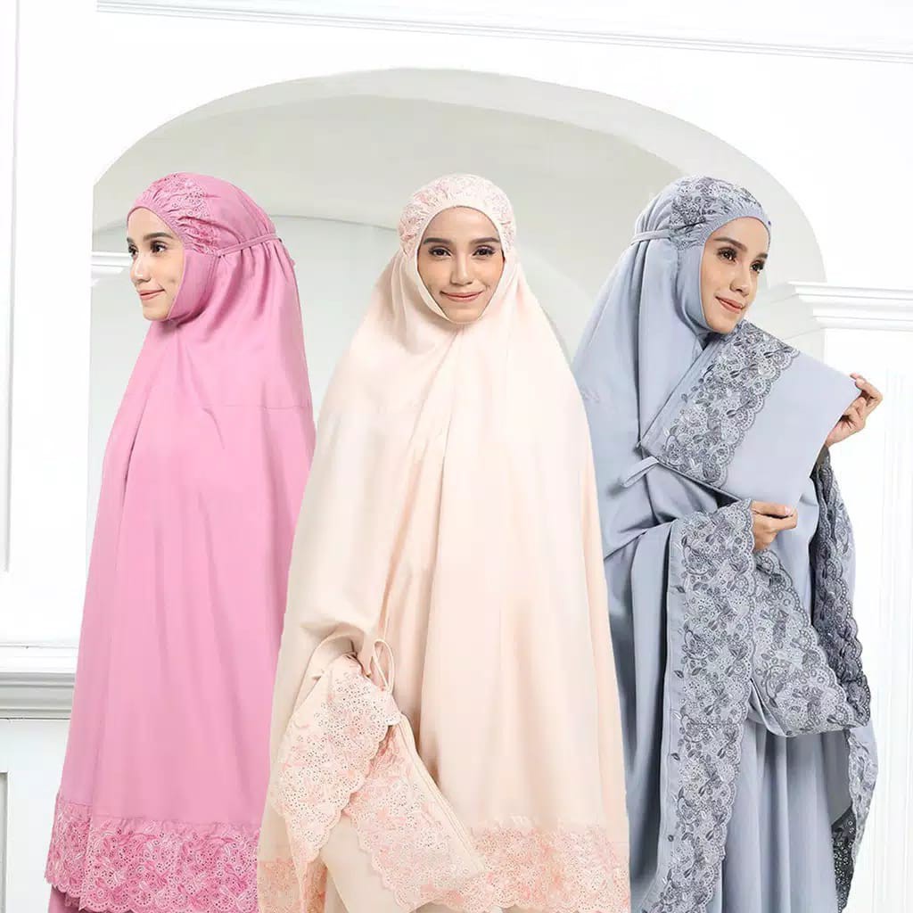 KAINA SHOP Mukena Mama Baim | Mukena Katun | Mukena Dewasa | Mukena Bordir | Mukena Polos