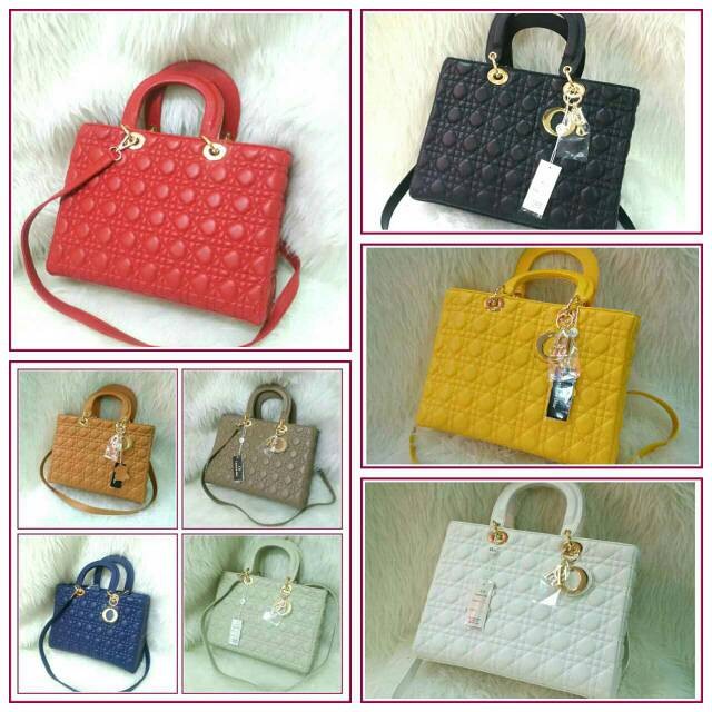 TAS DIOR LADY DOFF LARGE