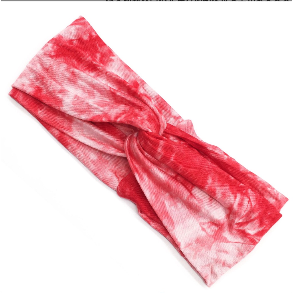 Ikat Rambut Versi Korea Baru Elastis / Ikat Kepala Hairband Untuk Cuci Wajah / Aksesoris Rambut Yoga / Ikat Kepala Kebugaran Olahraga / Ikat Kepala Kelembaban wicking Boho Tie Dye Cross Head / Bandana Simple