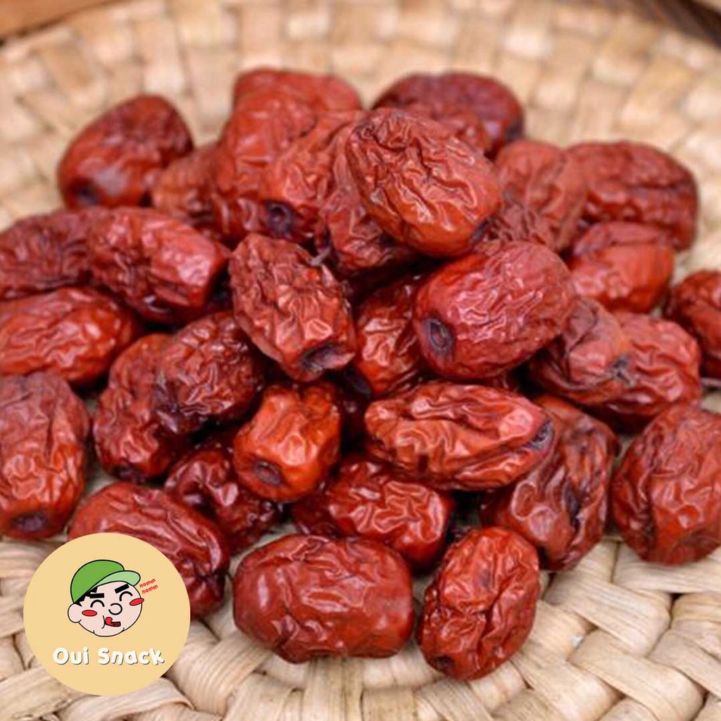 

500gr Buah Angco Jumbo / Ang co / Hongzao Hong zao / Kurma Cina Merah | Oui Snack