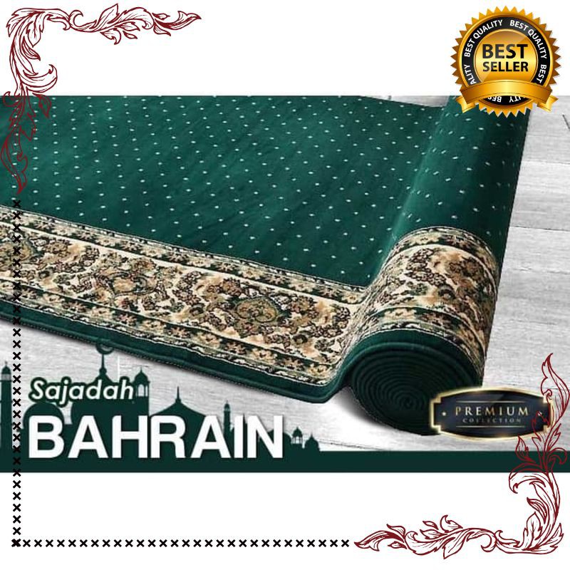 Promo [Carpet Shop ID] Sajadah Bahrain Grenn 120x600 / 1 Roll Trend