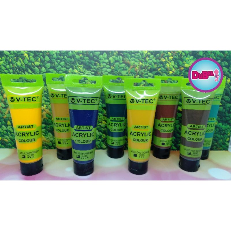 

Cat Akrilik V-tec / Cat Acrylic Colour V-tec 35 ml / Satuan