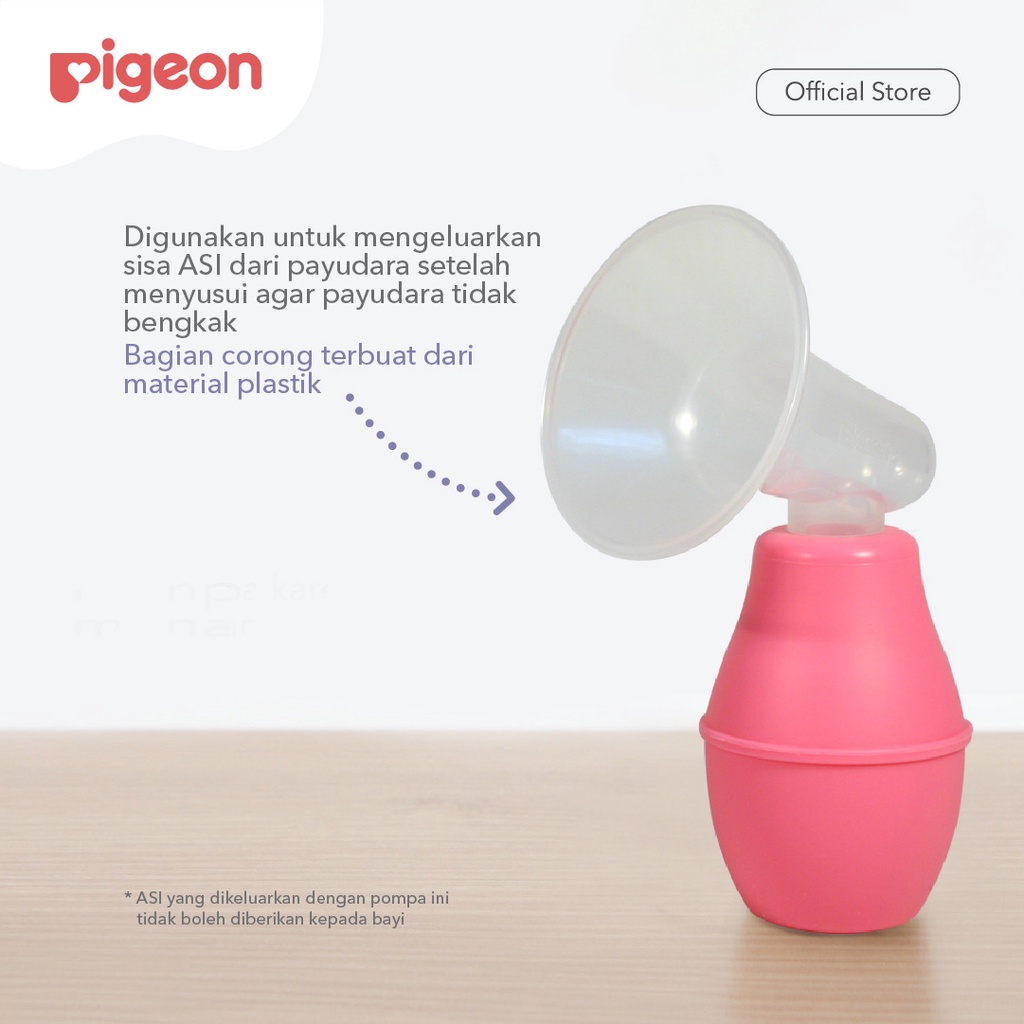 pumping Pigeon Breast Pump Plastic Made Pompa Asi manual Pompa Asi Ibu Pemerah Asi Breastpump  Pompa