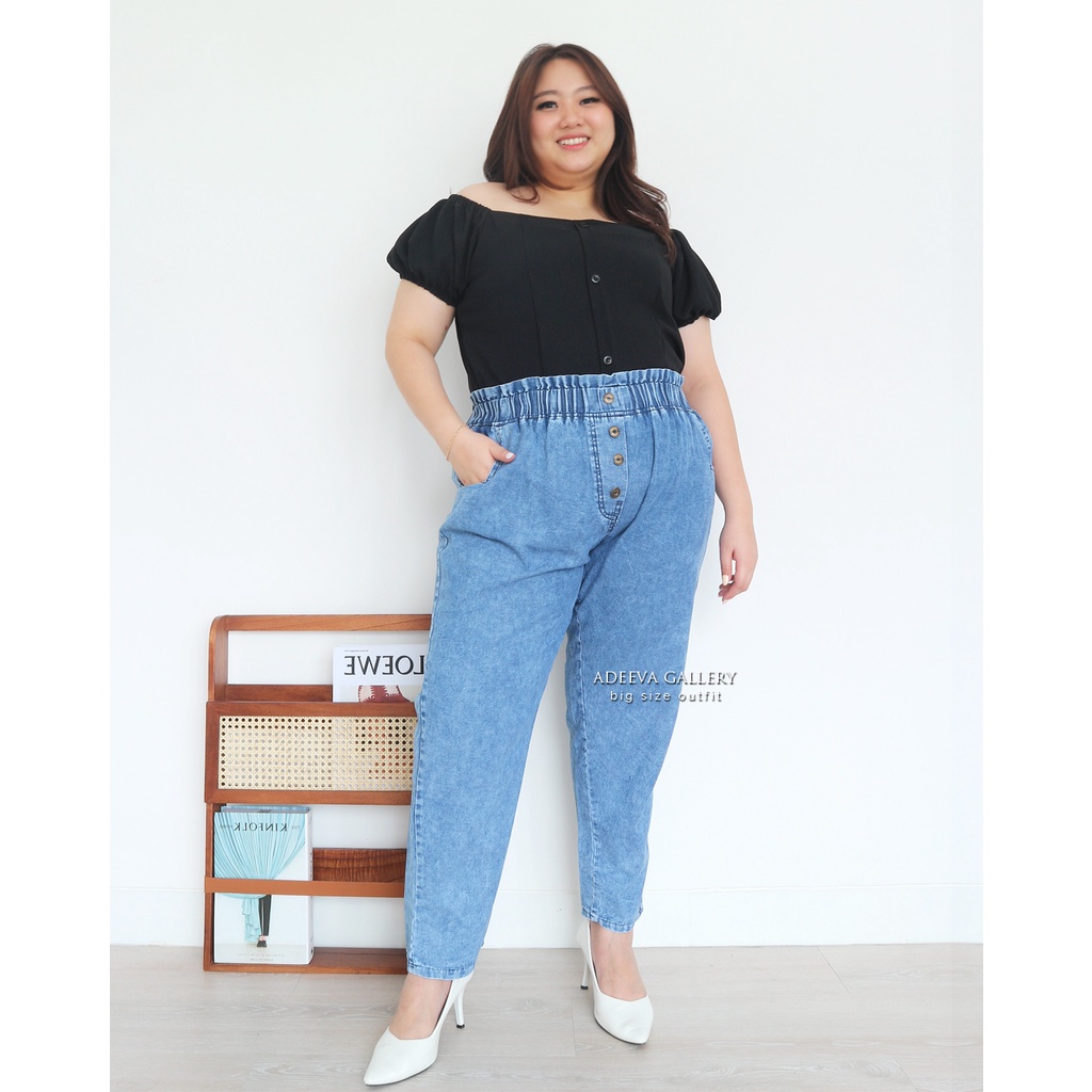 ADEEVA Marion Pants Celana Jeans Jumbo