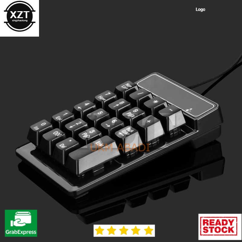 Keyboard Angka Komputer Gaming Numeric Keypad Numpad USB XZT123