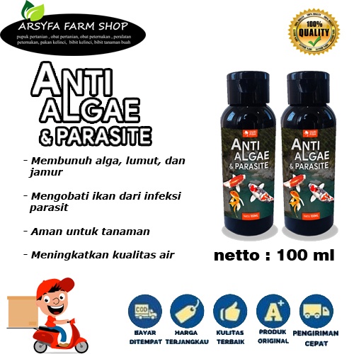 Anti Algae dan Parasit 100 ml Obat Lumut Alga