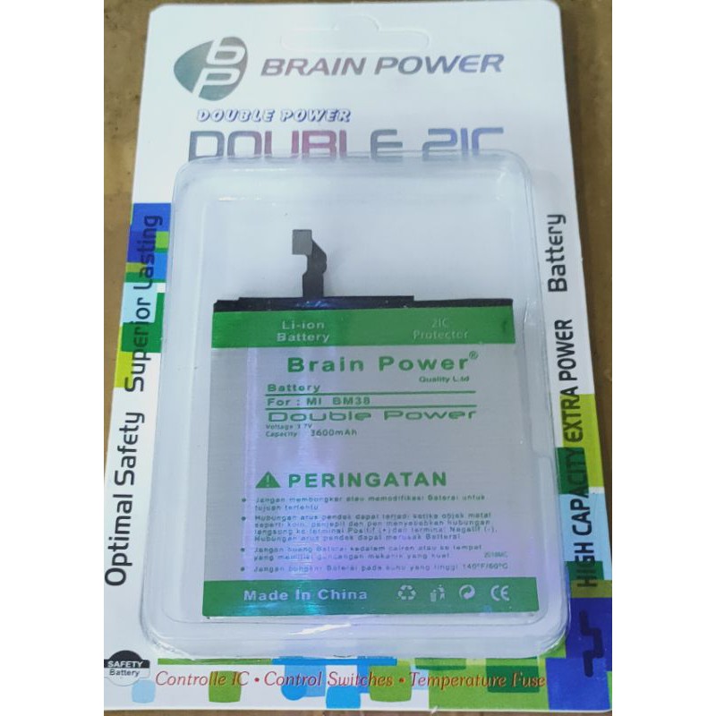 Battery batre Xiaomi BM 38 Brain power