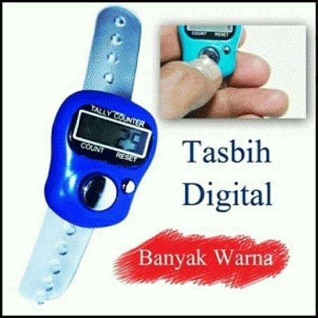 Tasbih Digital Mini Finger Counter penghitung digital tally counter penghitung survei barang mini