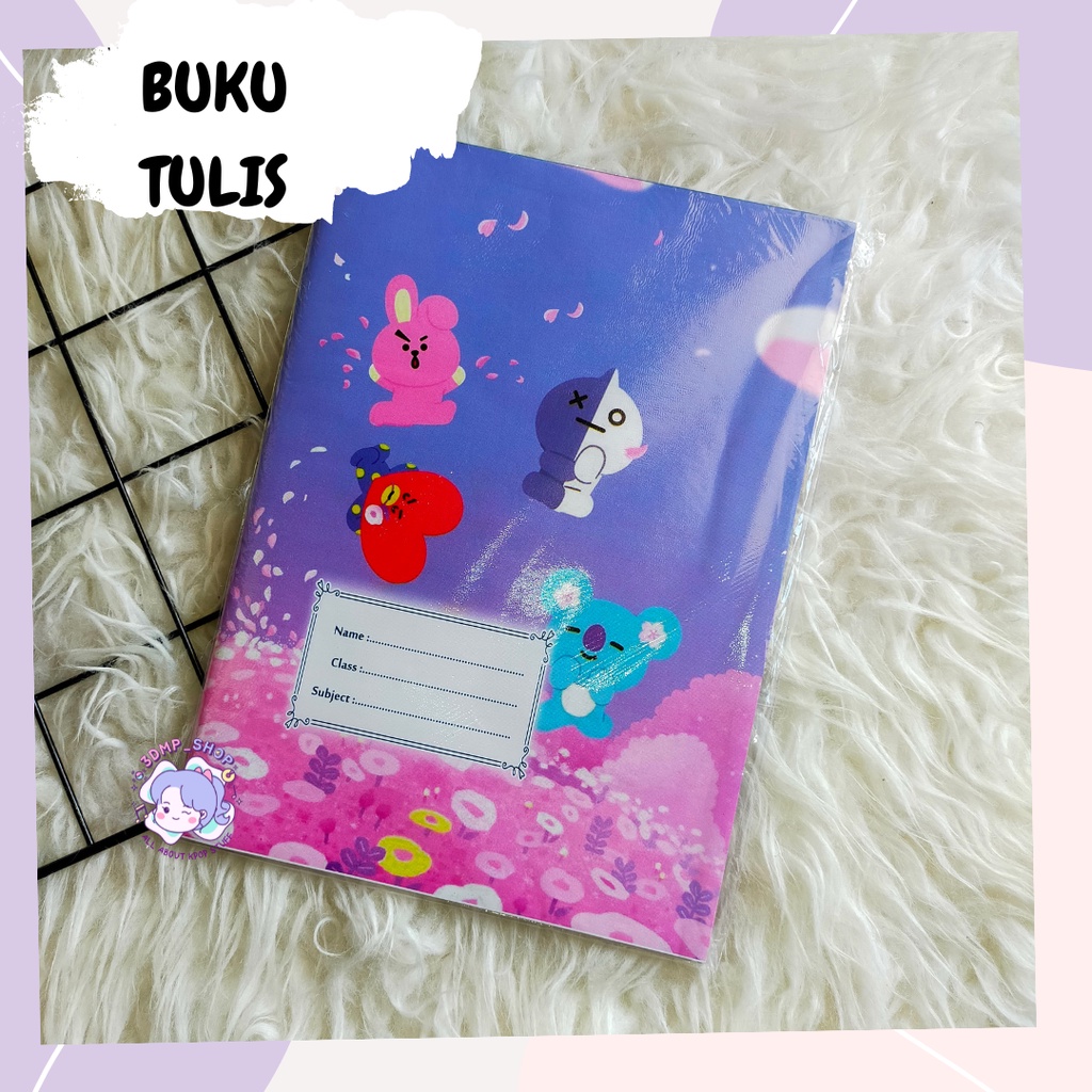 Sampul Buku Sekolah BT21 BTS