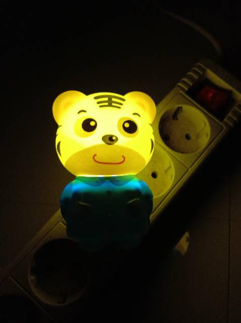 Mini Lamp LED Harimau Sensor