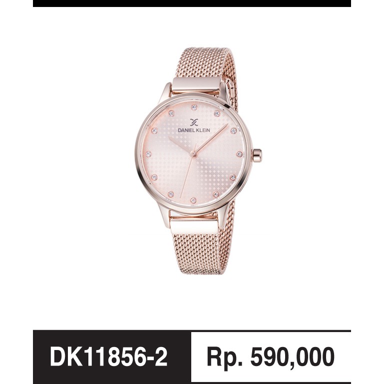 Daniel Klein DK11856-2 Rosegold Jam Tangan Wanita Original Fashion Wanita