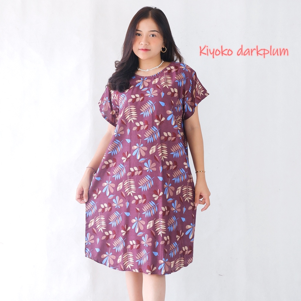 Daster Bali Dress Bali-DST KIYOKO DARK PLUM