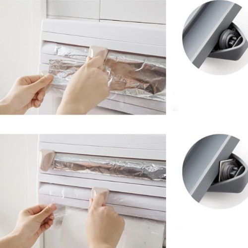 Triple Paper Dispenser - Tempat Tissue Cling Wrap Aluminium Foil