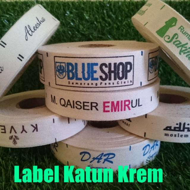 

Label Katun 1 roll ukuran 1,3 cm