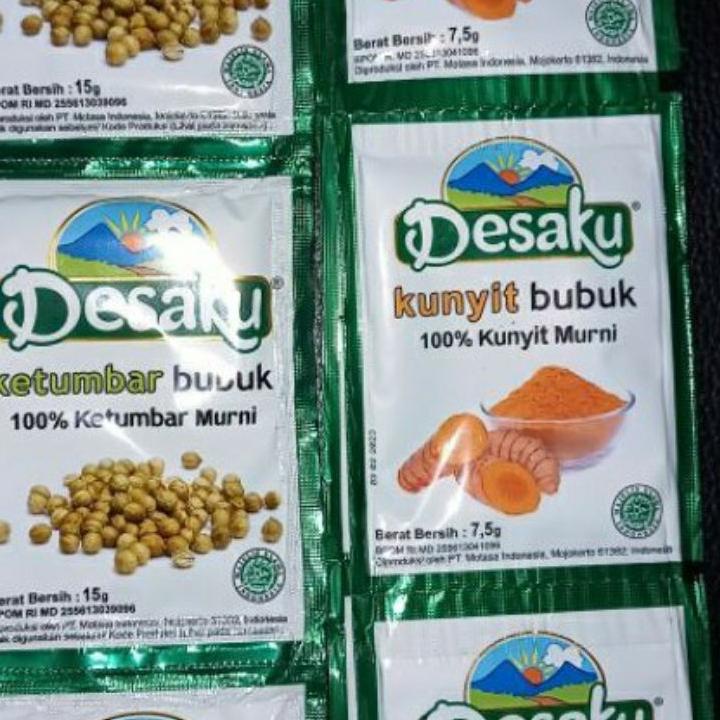 

ゲDesaku Kunyit dan ketumbar bubuk renceng @12 pcs