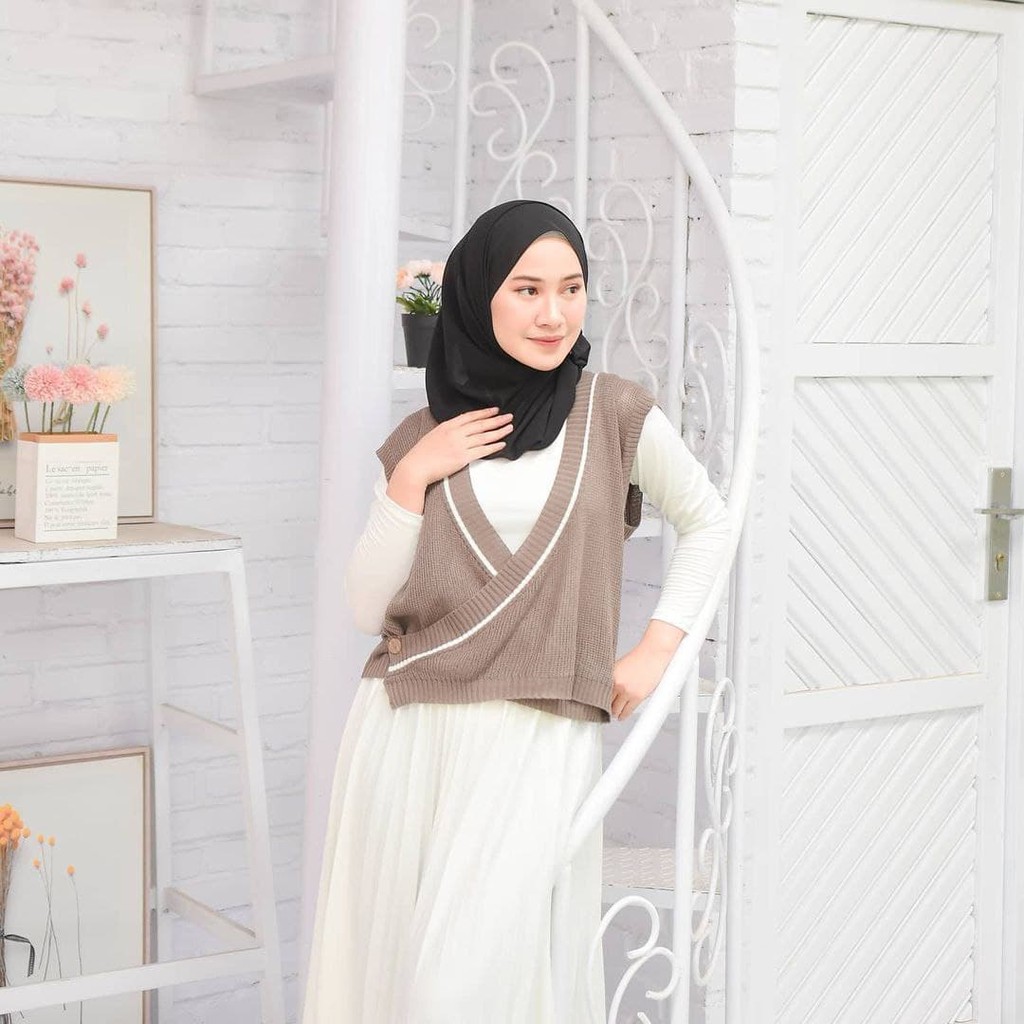 Nara Grosir - Chiyo Vest | Fashion Terkini | Sweater Termurah