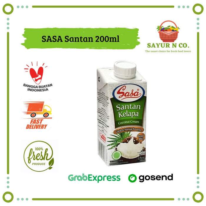 

SASA Santan Kelapa 200ml | Sayur N Co Bekasi