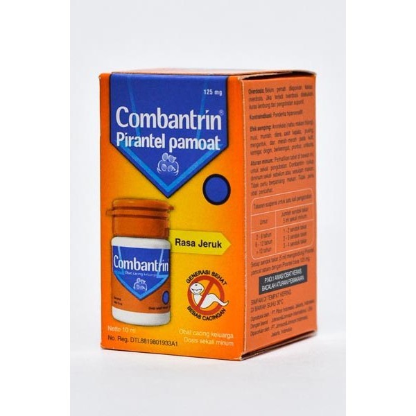 

Combantrin Syrup 10 ml Rasa jeruk