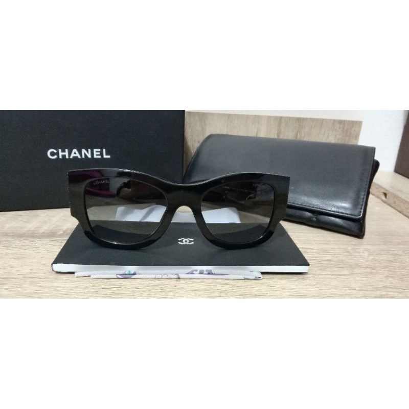 Chanel kacamata wanita original preloved original ladies sunglasses