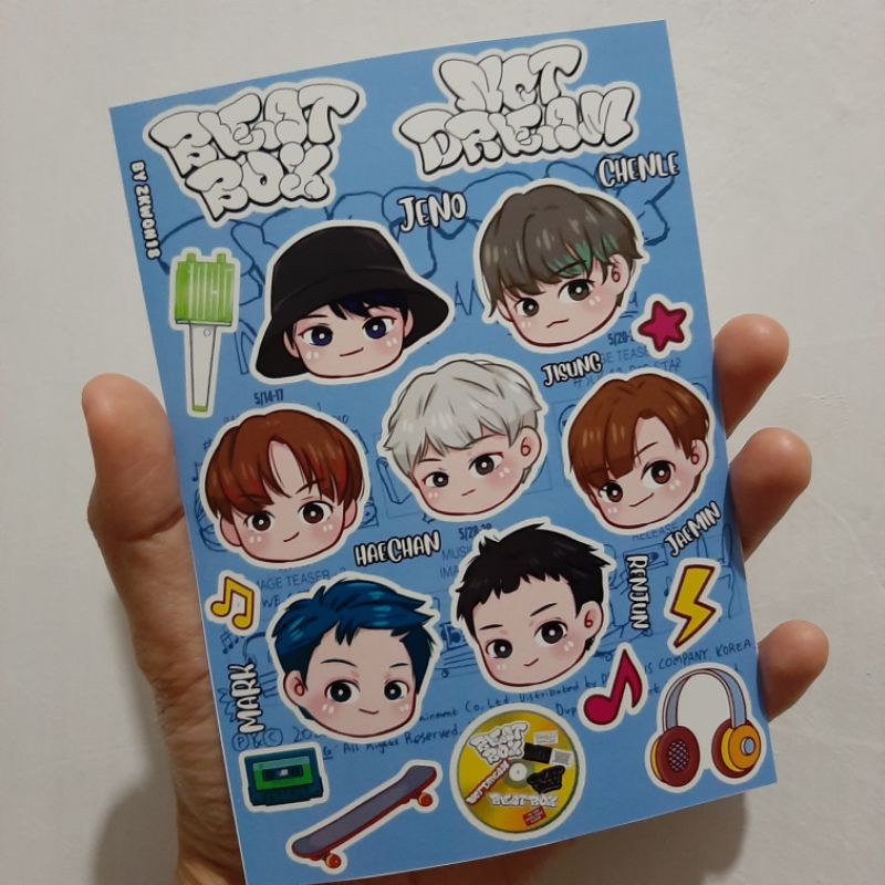 Sticker Chibi NCT DREAM BEATBOX fanart by zkwon18