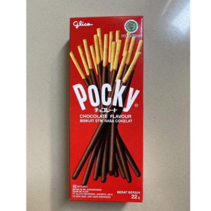 GLICO POCKY MINI HALF 22G SACHET 12 GRAM COKLAT STRAWBERRY CHOCOLATE COOKIES CREAM MAKANAN RINGAN CEMILAN ANAK GROSIR MURAH KILOAN 22 21 12GR GR